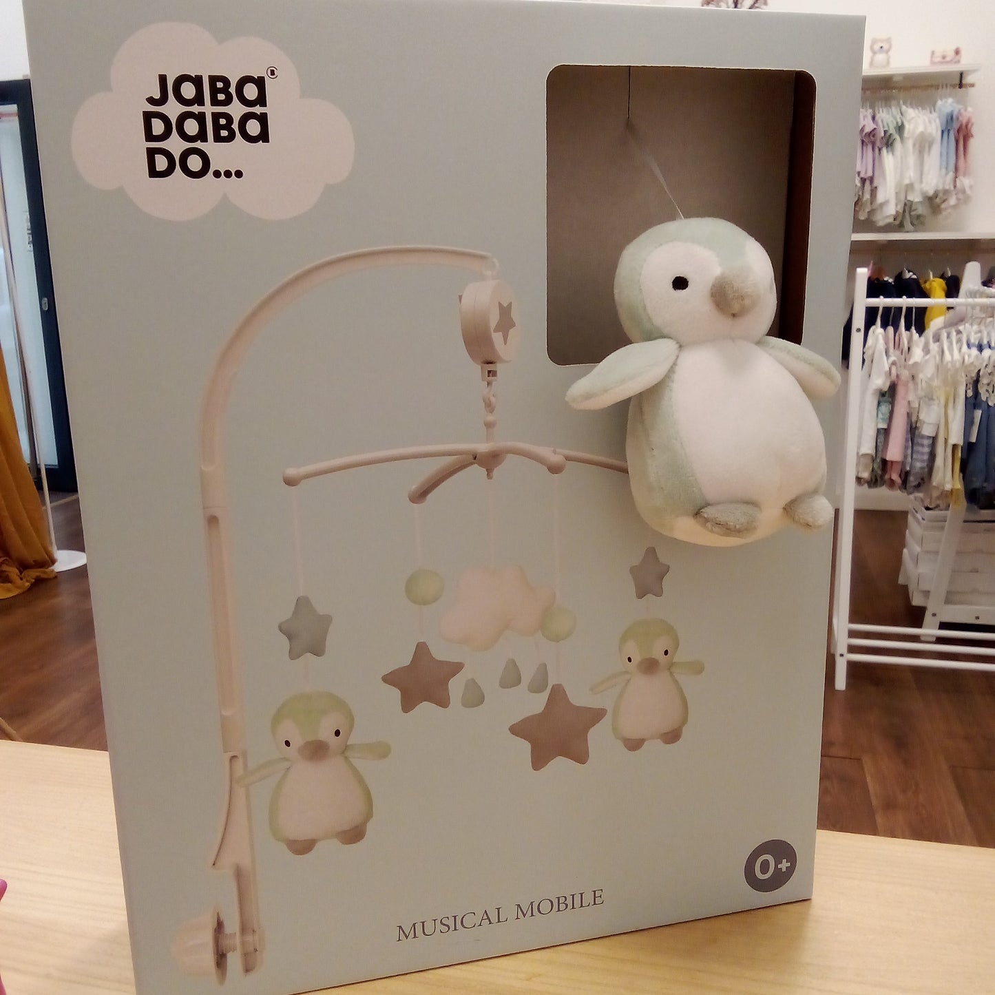 Móvil musical pingüino