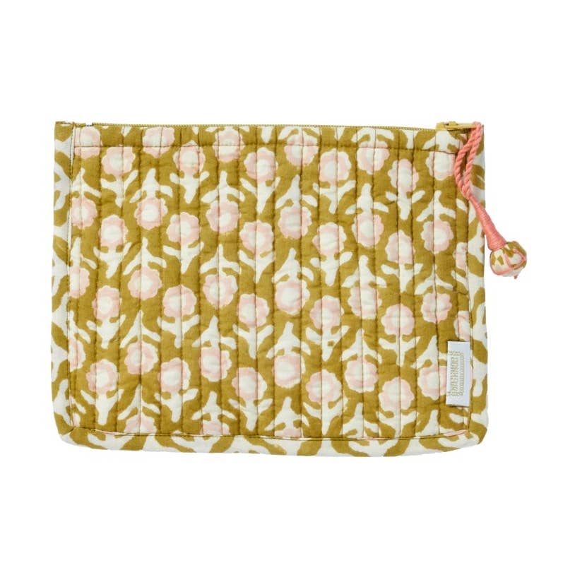 Bolso neceser mostaza