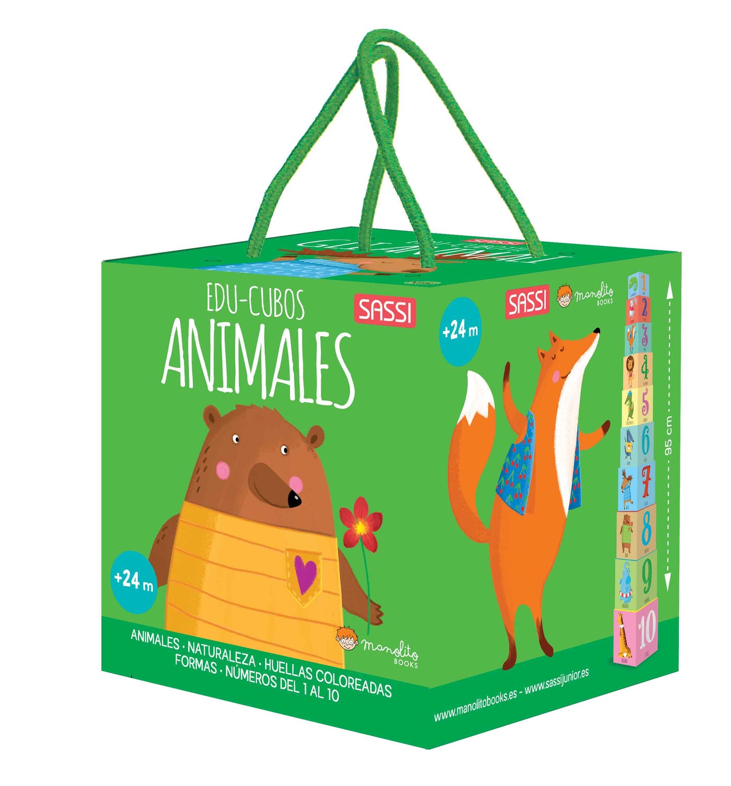Cubos + libro animales