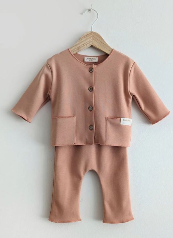 Conjunto Papaya twin set North Baby