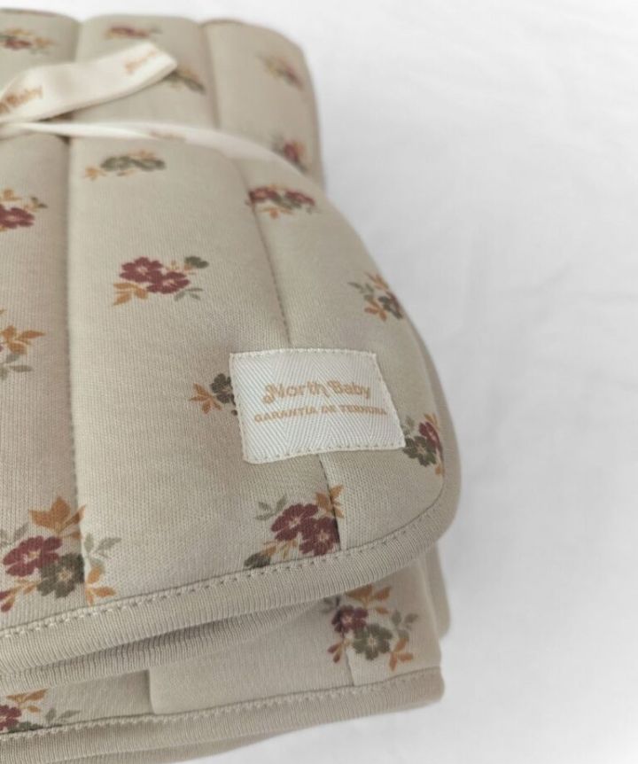 Manta acolchada Flowers