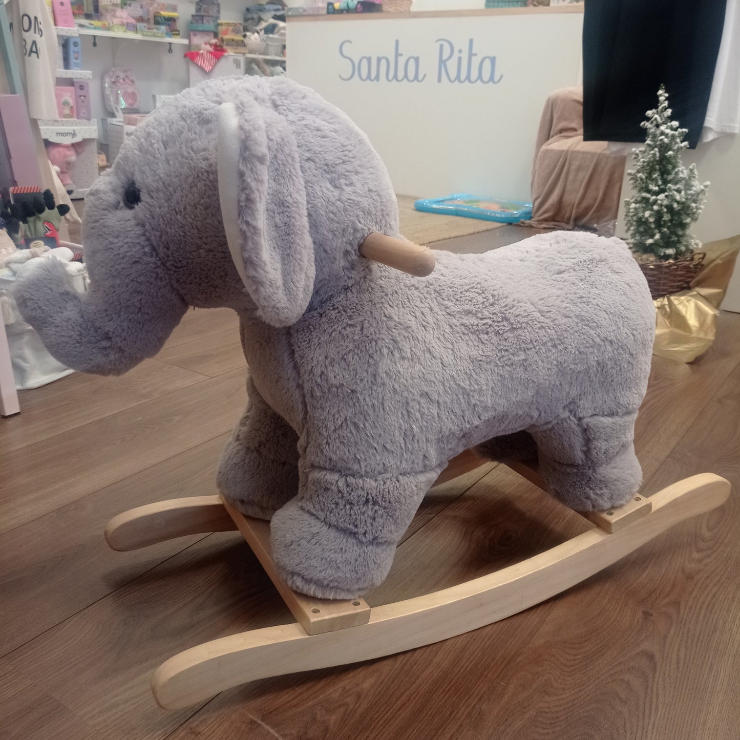 Balancín peluche elefante