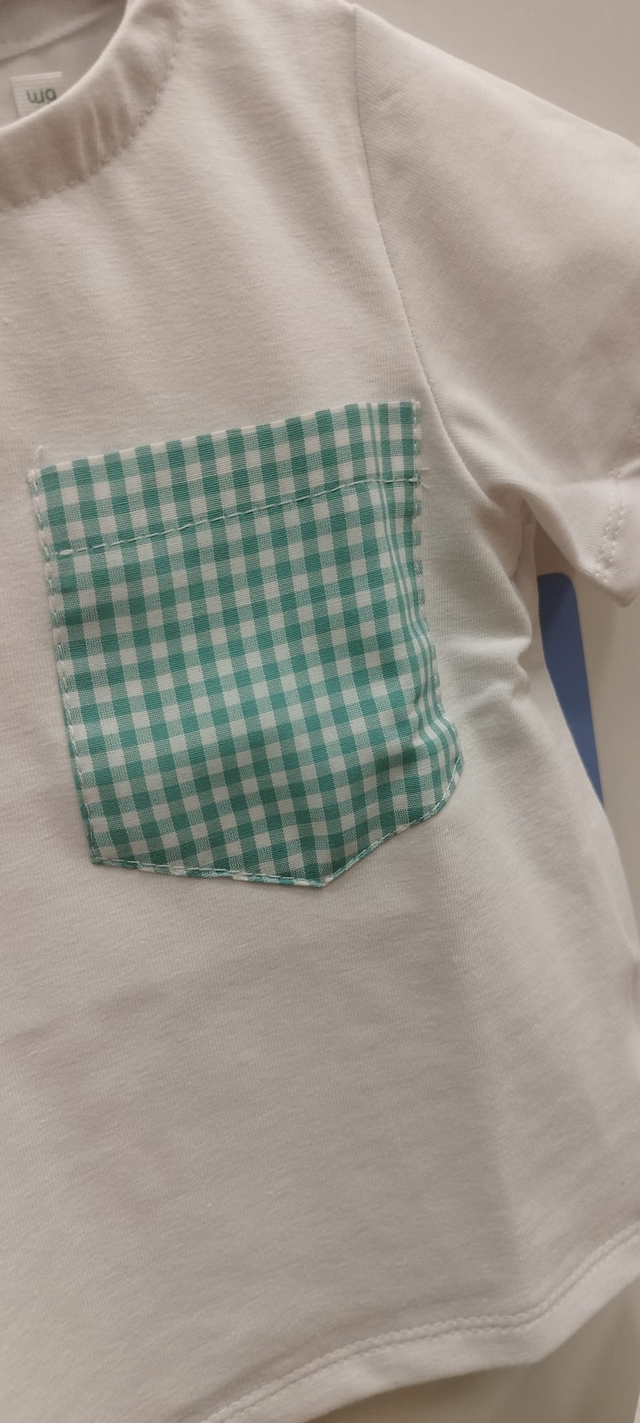 Camiseta bolsillo Vichy (3 colores)