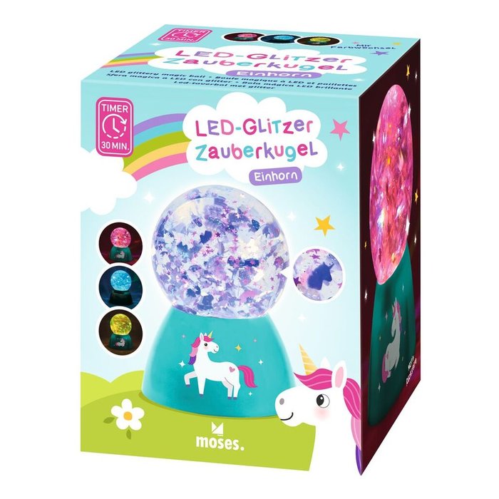Bola mágica led brillante Unicornio