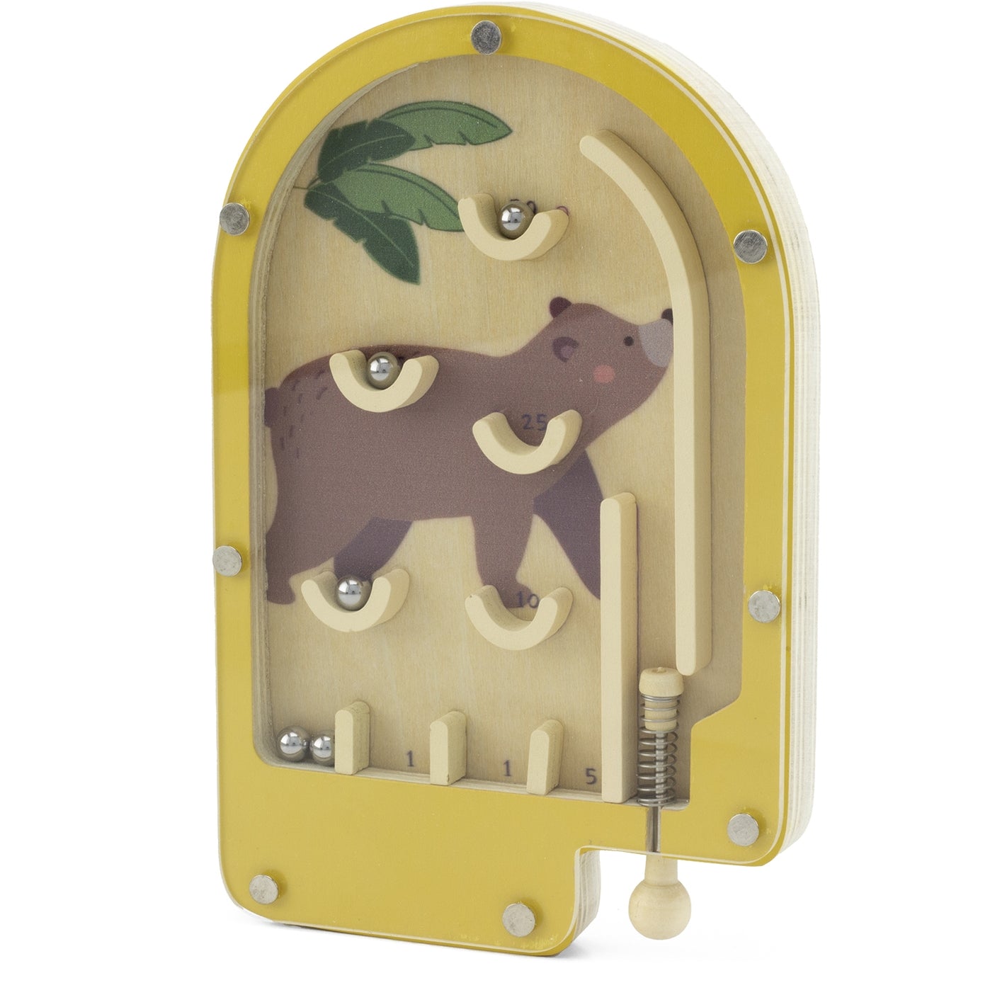 Pinball de madera animales