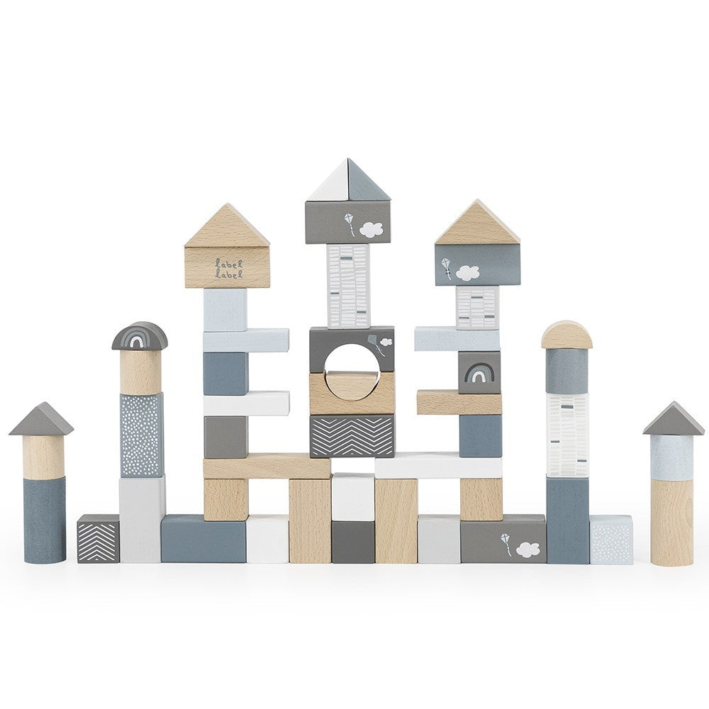 Bloques de madera (50 piezas)(2 modelos)