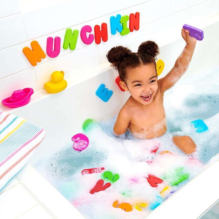 Números y letras para la bañera
