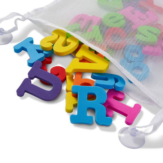 100 letras y números para la bañera