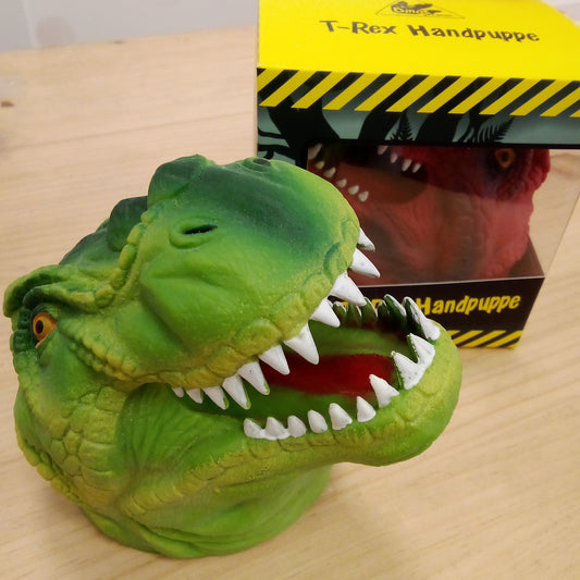 Marioneta de silicona dinosaurio