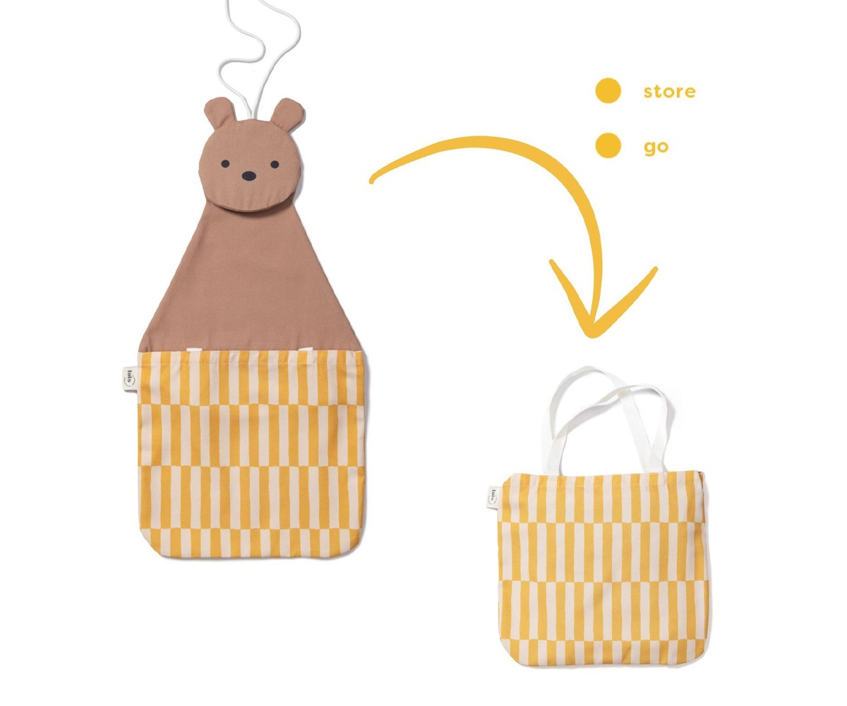 Organizador pared + bolsa toto bear