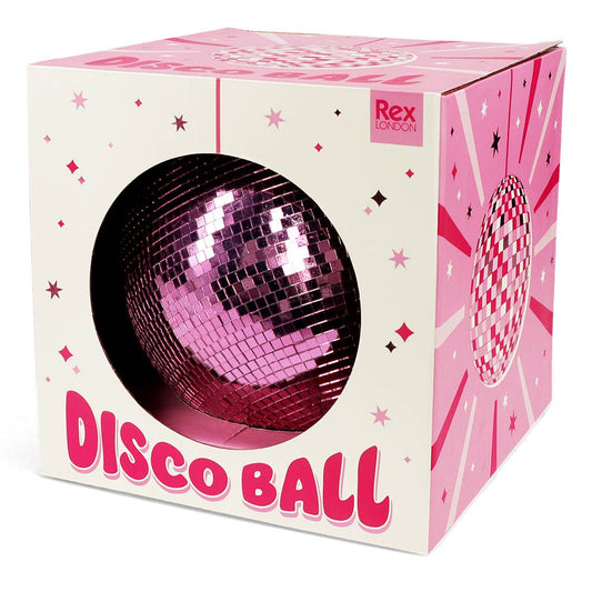 Bola disco fucsia