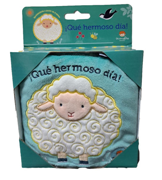Libro de tela "qué hermoso día"