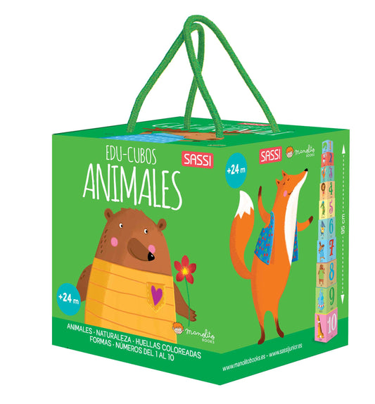 Cubos + libro animales