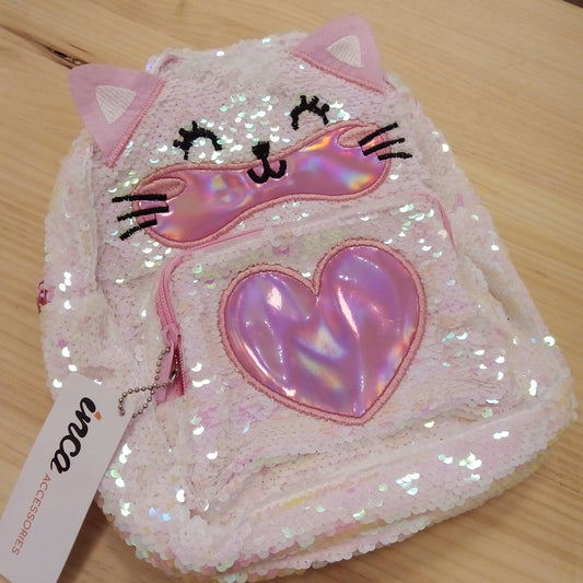 Mochila gatito con lentejuelas