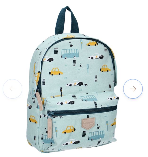 Mochila coches azul