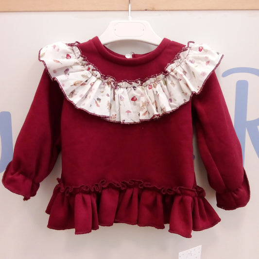 Sudadera granate