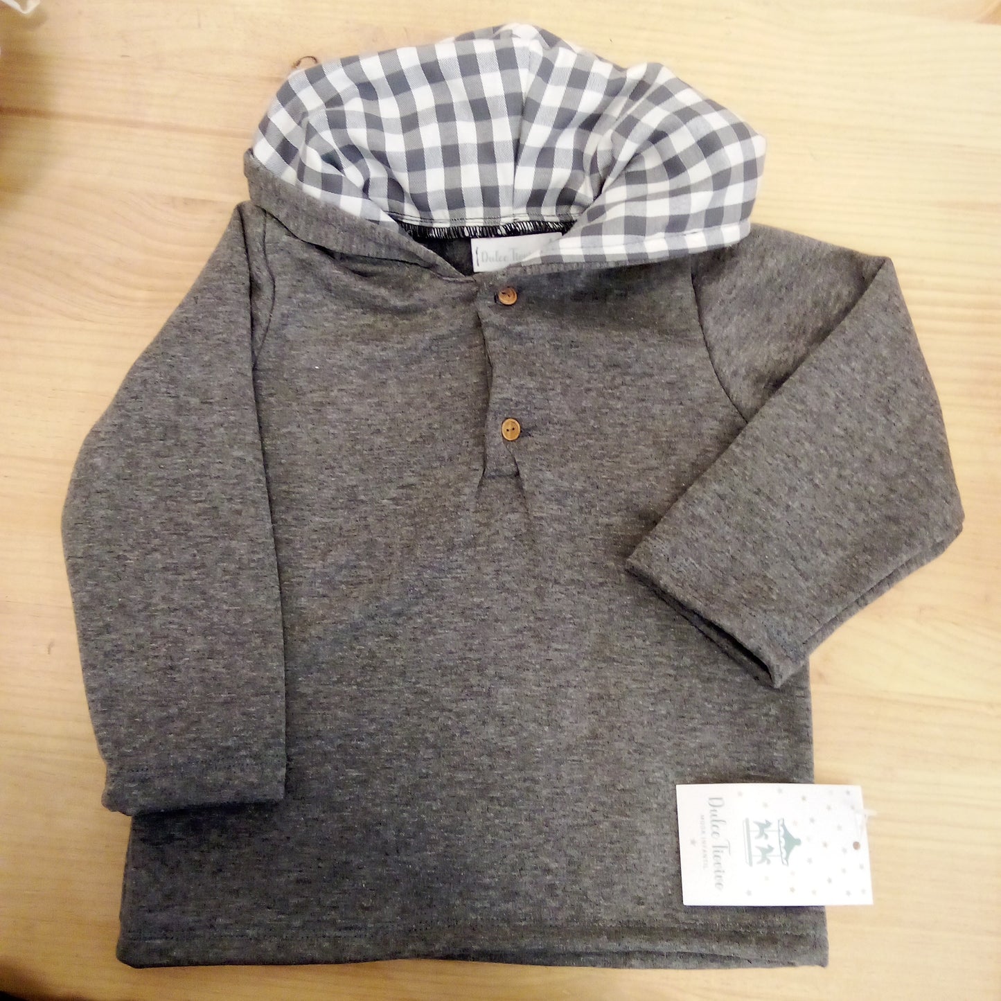 Sudadera gris oscuro
