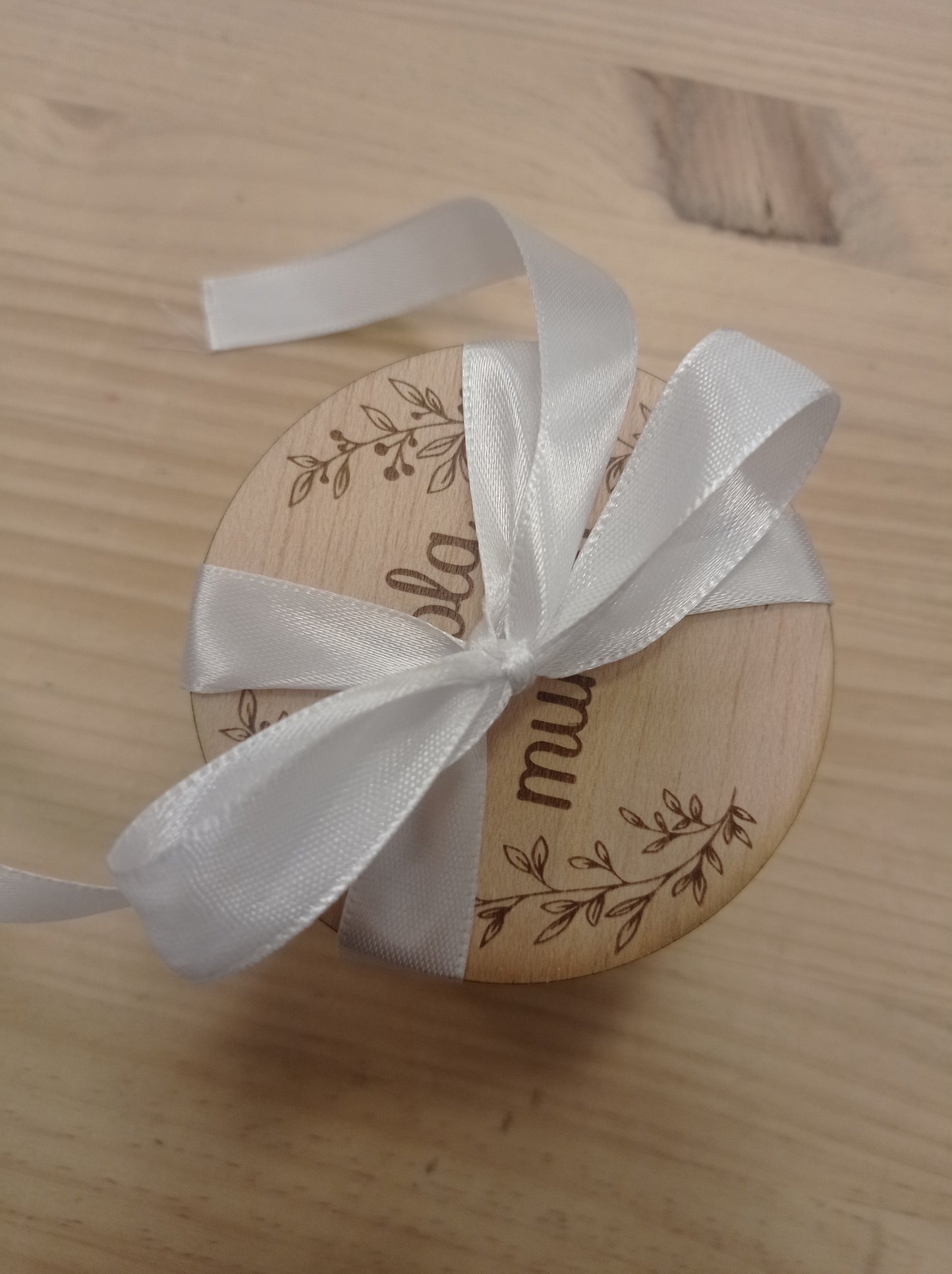 Placas de madera mensuales