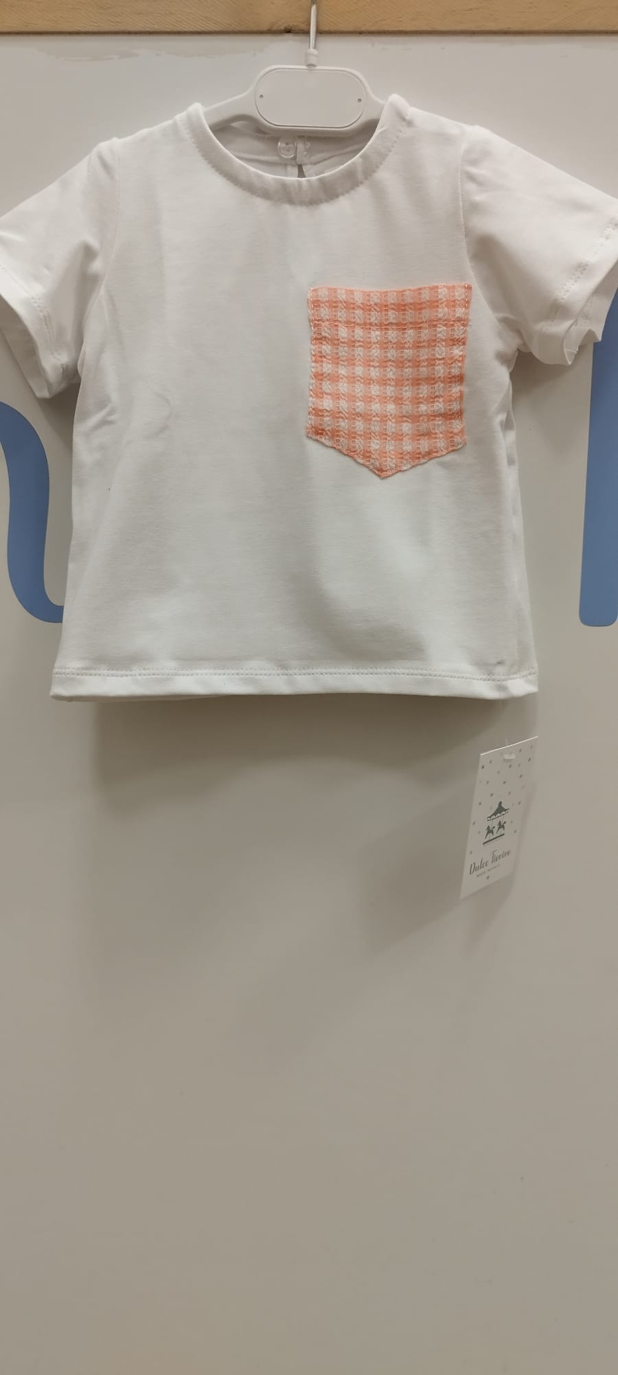 Camiseta bolsillo Vichy (3 colores)