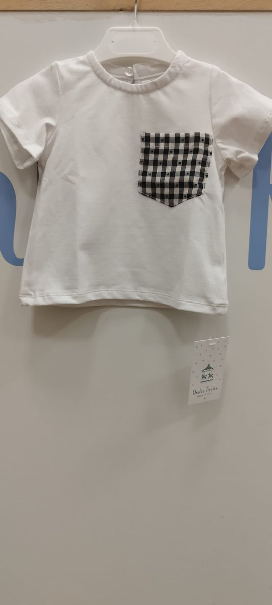 Camiseta bolsillo Vichy (3 colores)