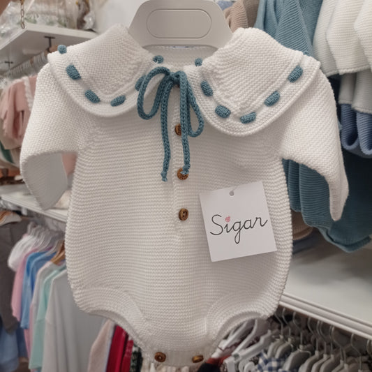 Ranita detalle azul petróleo