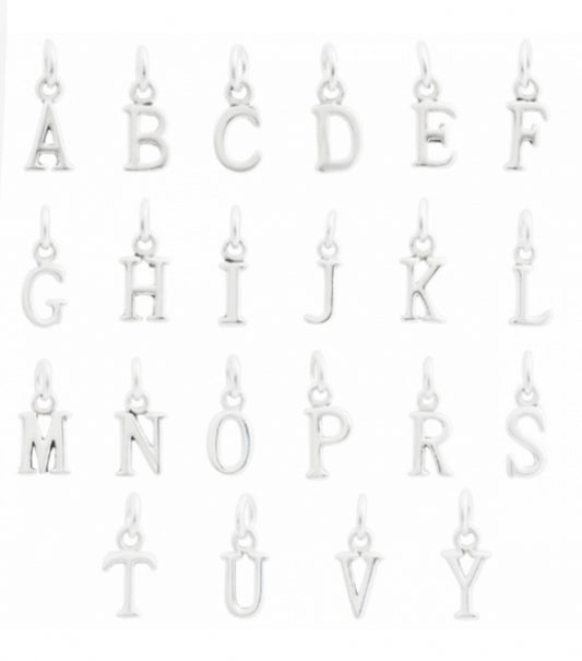 Collar con inicial (plata)