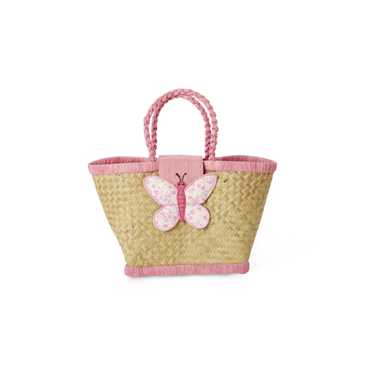 Bolso rafia mariposa