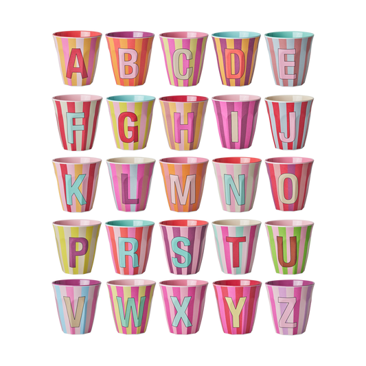 Vaso abecedario (todas las letras)
