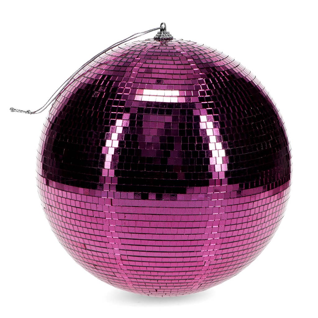 Bola disco fucsia