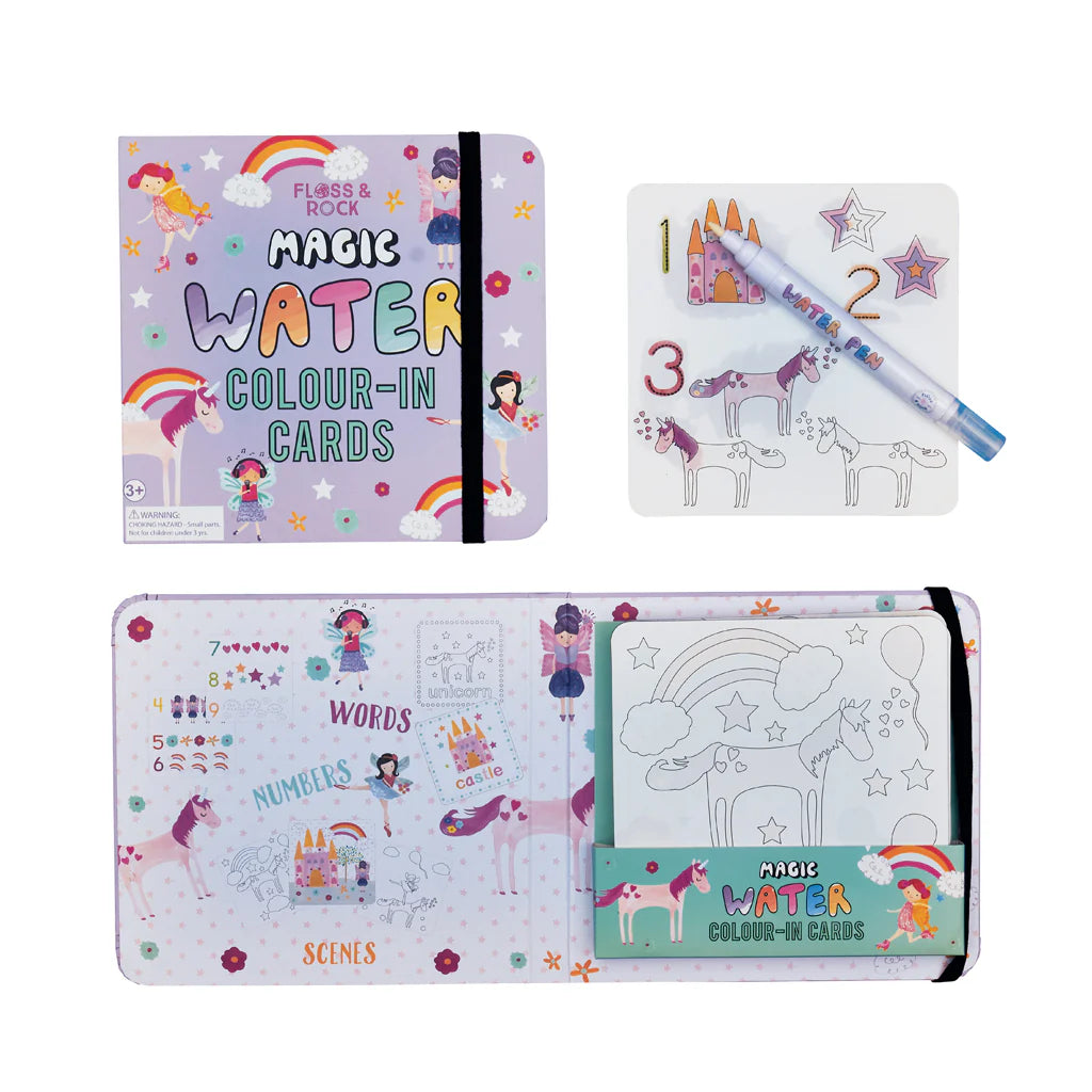 Tarjetas de agua Unicornio