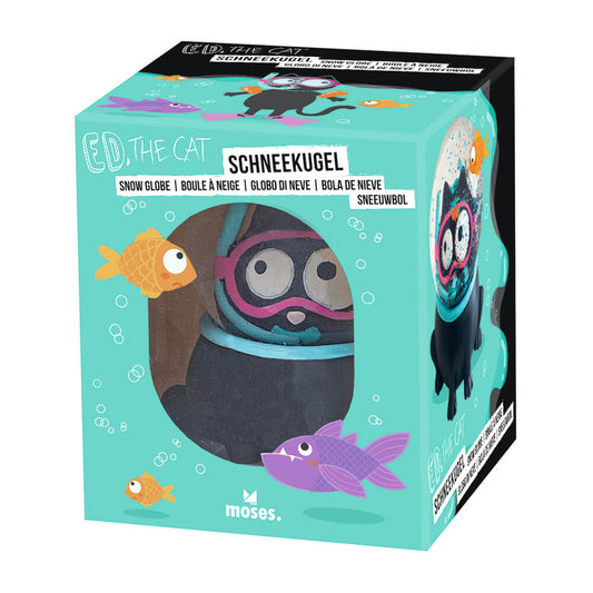 Bola de nieve gatito negro