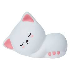 Lámpara de silicona gatito