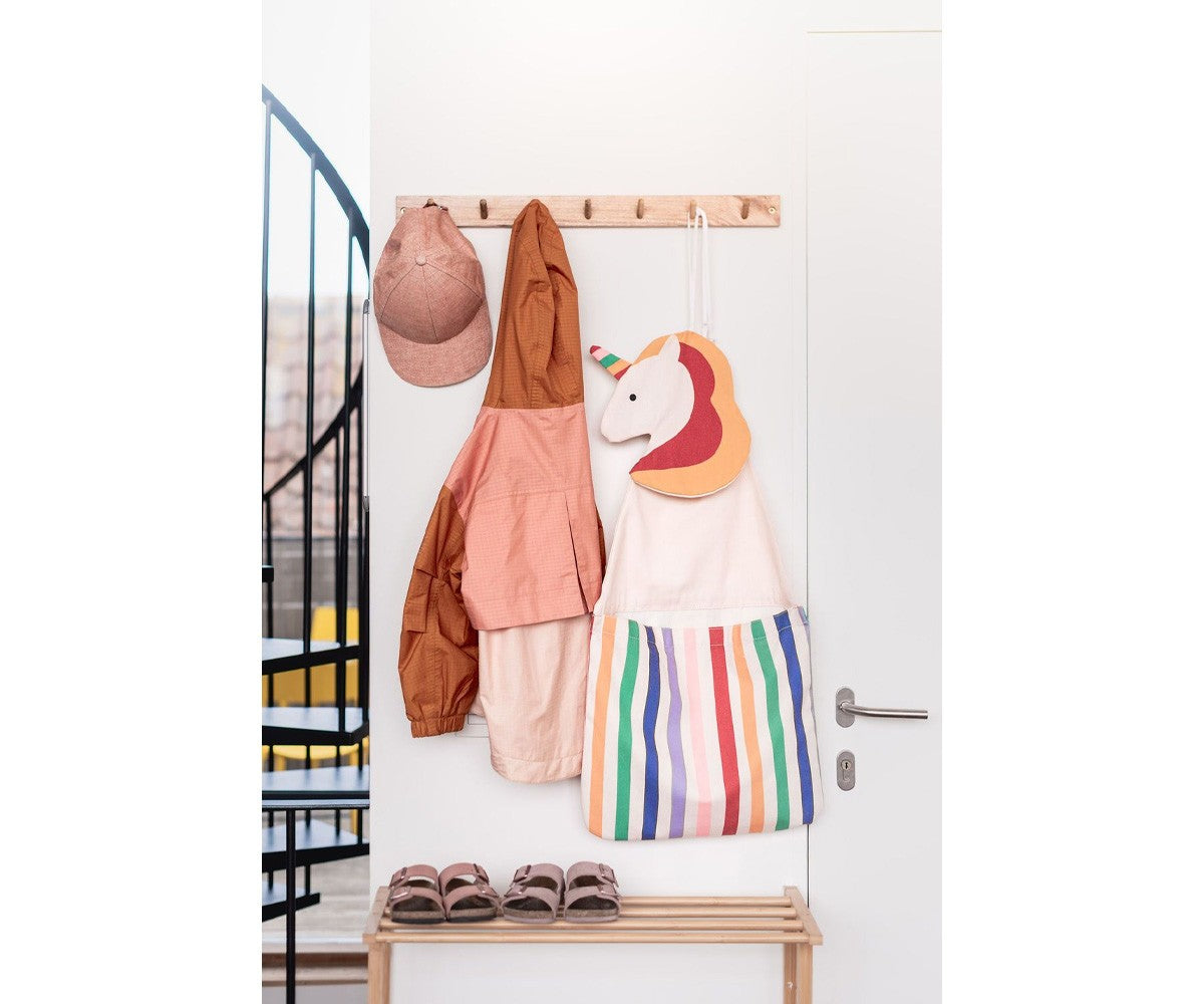 Organizador pared + bolso toto unicornio